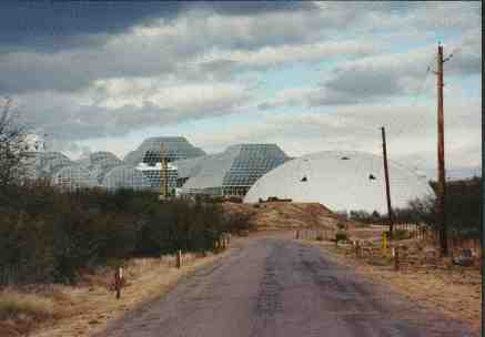 pic of road up to biosphere