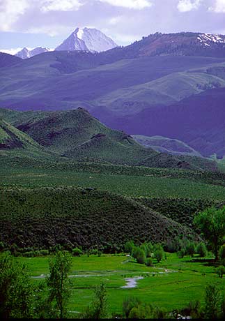 Boulder-White Cloud Mountains, Idaho.  photograph from www.wolf.org