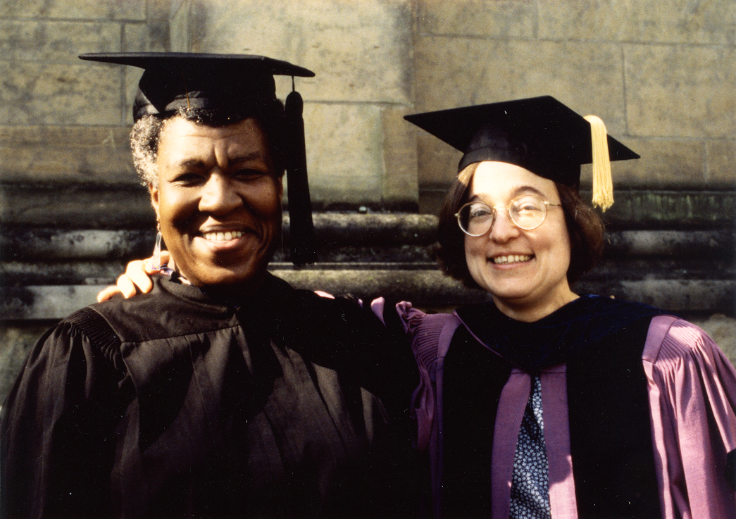 Octavia Butler and Joan Slonczewsi, 1997